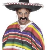 Sombrero strohoed zwart