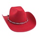 Toppers hoed cowboy rood