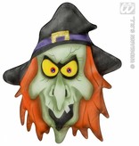 Stoffen wanddecoratie heks