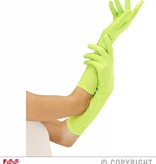 Handschoenen lang neon groen