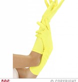 Handschoenen lang neon geel
