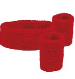 Set 3 zweetbanden rood