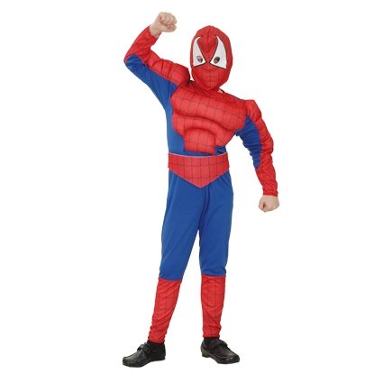 Gespierde spiderman pak kind