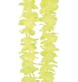 Hawaii krans neon geel