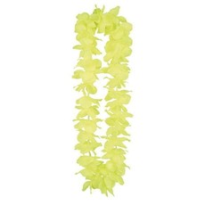 Hawaii krans neon geel