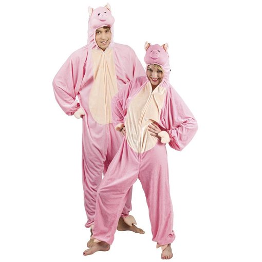 Volwassenenkostuum Varken pluche