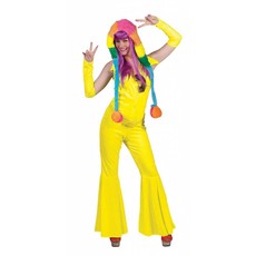 Disco Jumpsuit neon geel
