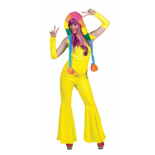Disco Jumpsuit neon geel