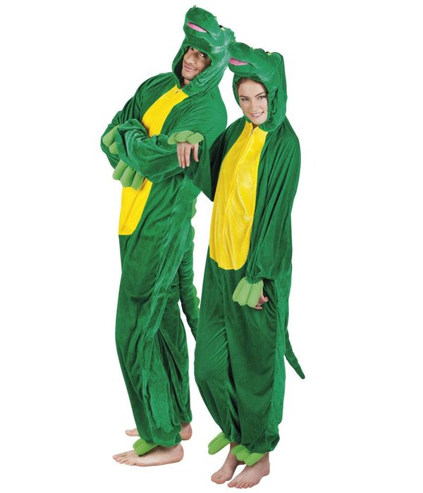 Volwassenenkostuum Krokodil pluche