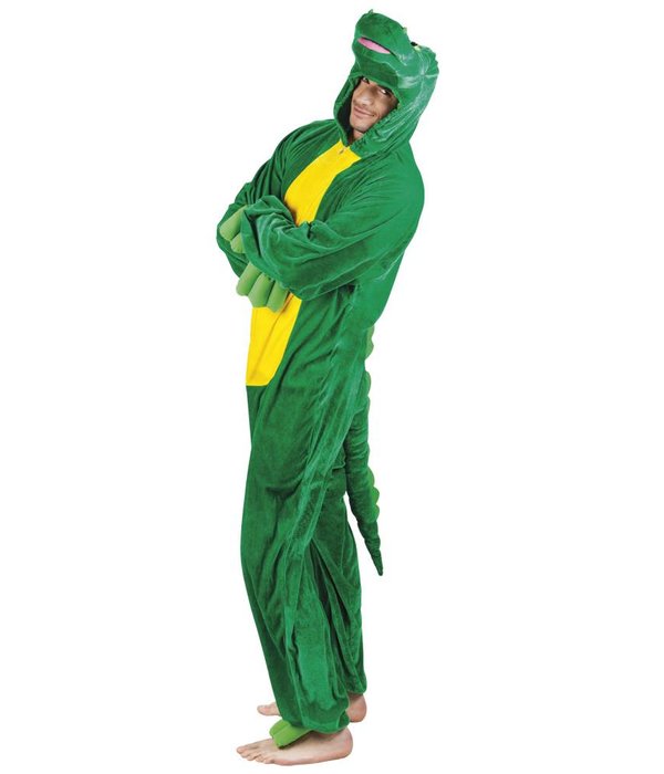 Volwassenenkostuum Krokodil pluche