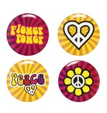 4 Buttons Hippie