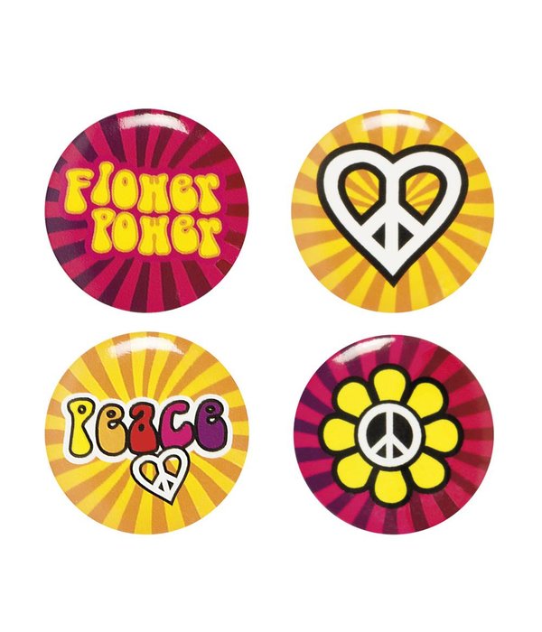 4 Buttons Hippie