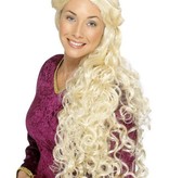 Blonde Renaissance pruik