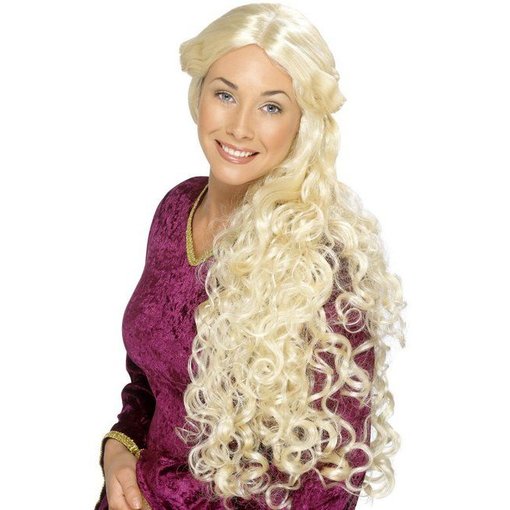 Blonde Renaissance pruik