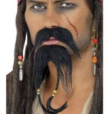 Piratenbaard + snor