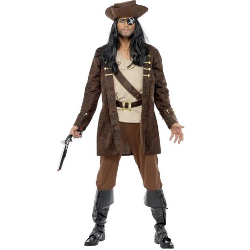 Piraten Boekanier kostuum man