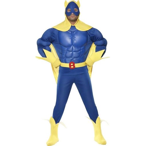 Bananaman superheld kostuum