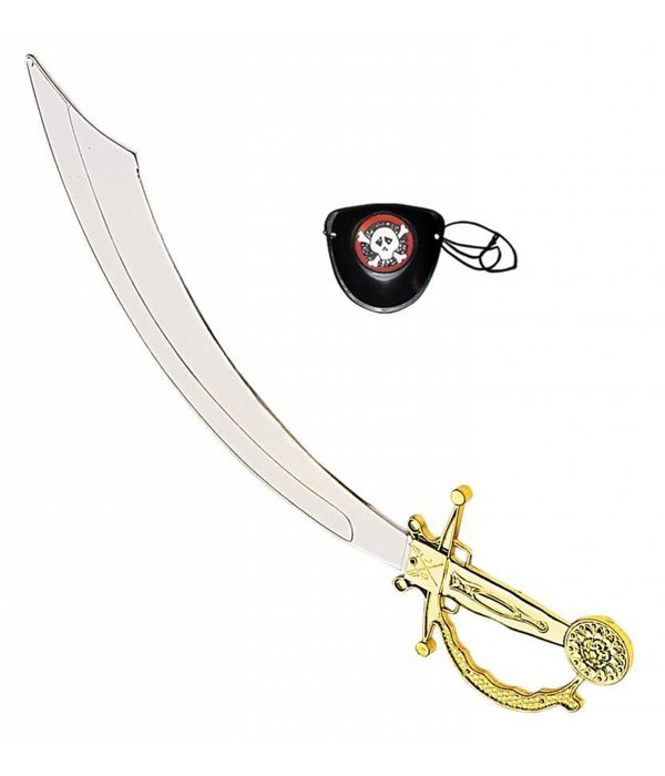 Piratenzwaard met ooglap