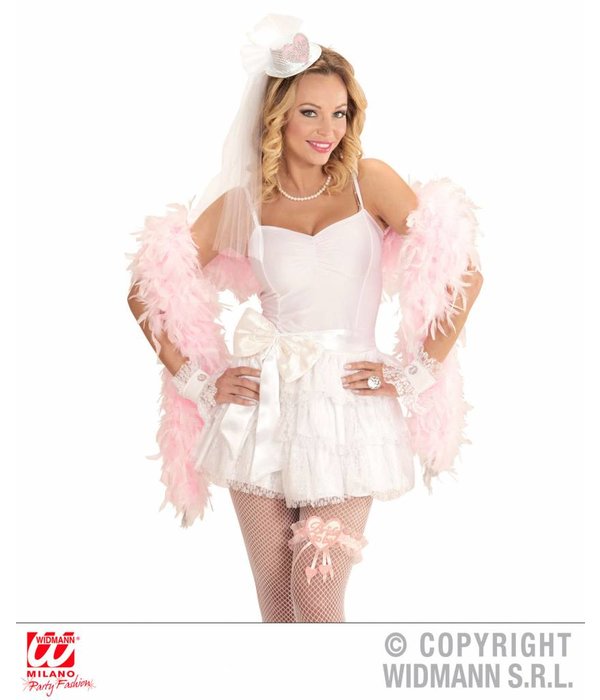 Kousenband bride to be roze/wit