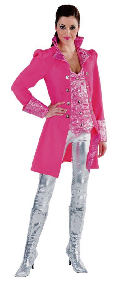 Markiezin jas dames pink afbeelding