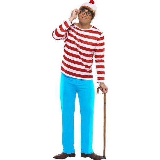 Waar is Wally kostuum man