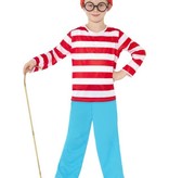 Waar is Wally kostuum jongen