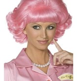 Frenchy Grease pruik pink