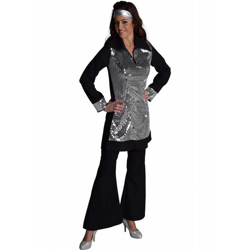 Broek Hippie zwart dames