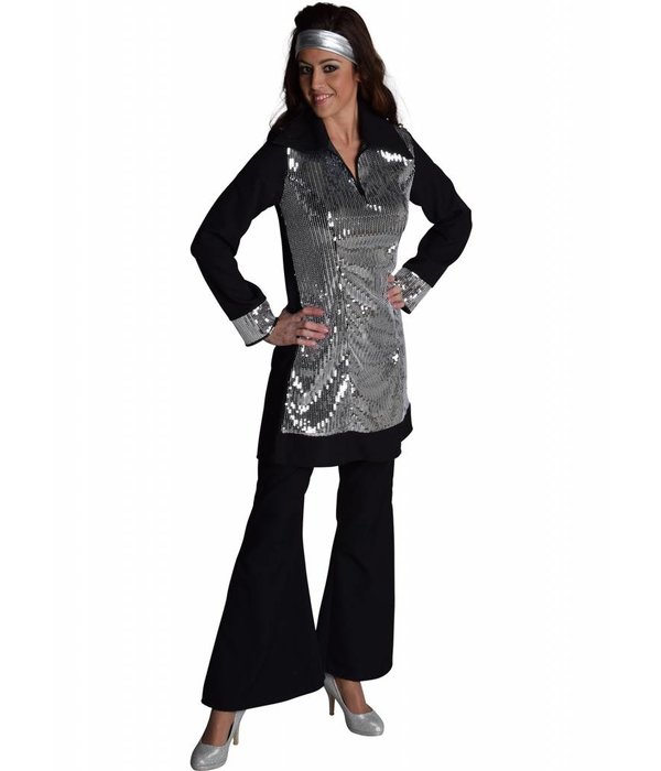 Broek Hippie zwart dames