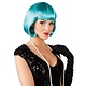 Pruik bobline new look turquoise