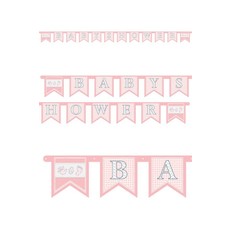 Letterslinger Babyshower meisje