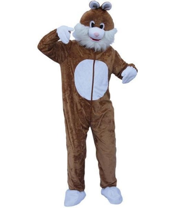 Konijnenkostuum giant bruin