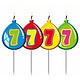 Nummer kaarsje ballon cijfer 7