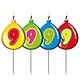 Nummer kaarsje ballon cijfer 9