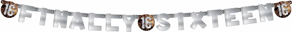 Letterslinger Finally Sixteen afbeelding
