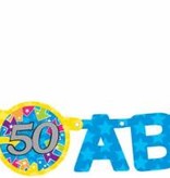 Letterslinger hoera Abraham