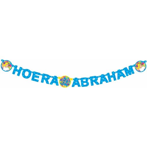 Letterslinger hoera Abraham