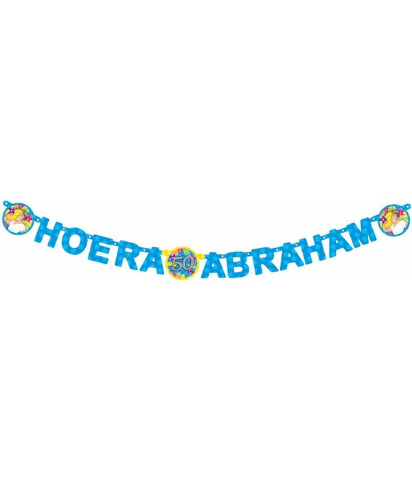 Letterslinger hoera Abraham