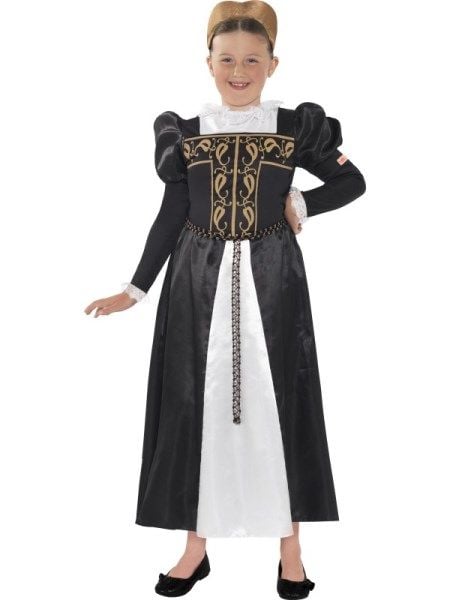 Historische Mary Stuart kostuum kind