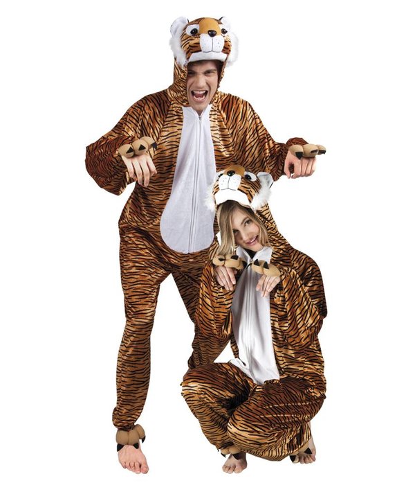 Volwassenenkostuum Tijger pluche