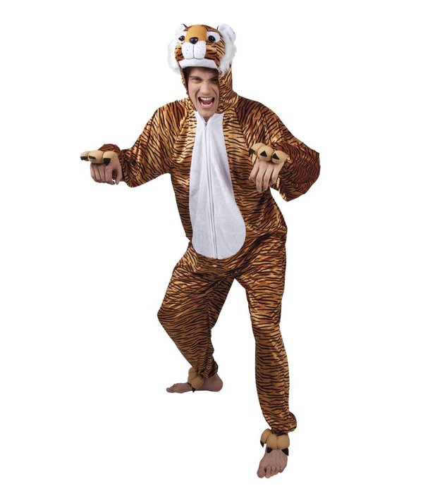 Volwassenenkostuum Tijger pluche