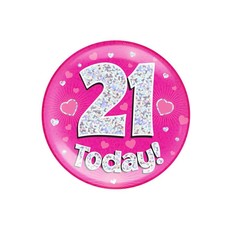 Button 21 today holografisch