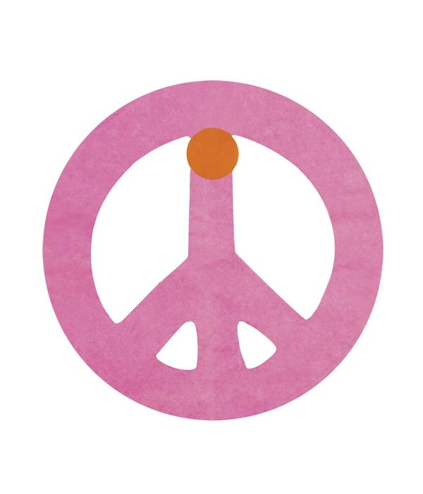 Slinger Peace gekleurd