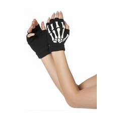 Vingerloze handschoenen Skelet