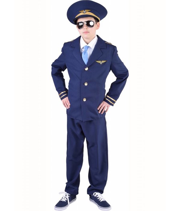 Pilotenkostuum kind eco