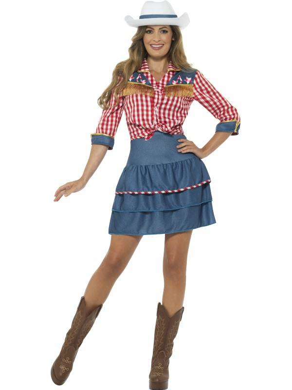 Durf servet Zwijgend Rodeo Doll Cowboy kostuum vrouwen - Feestbazaar.nl