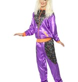 Retro fout disco kostuum vrouw