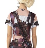 Mrs Steampunk fotorealistisch t-shirt