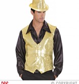 Gangsterhoed pailletten goud