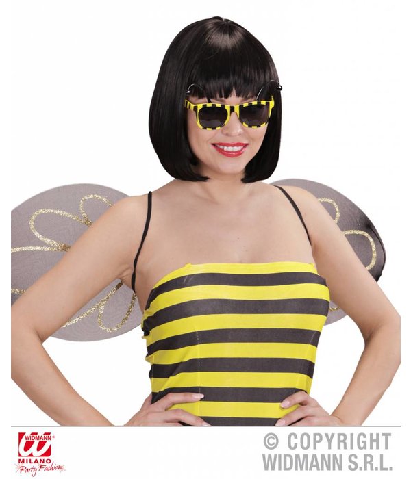 Bril Bij met antennes